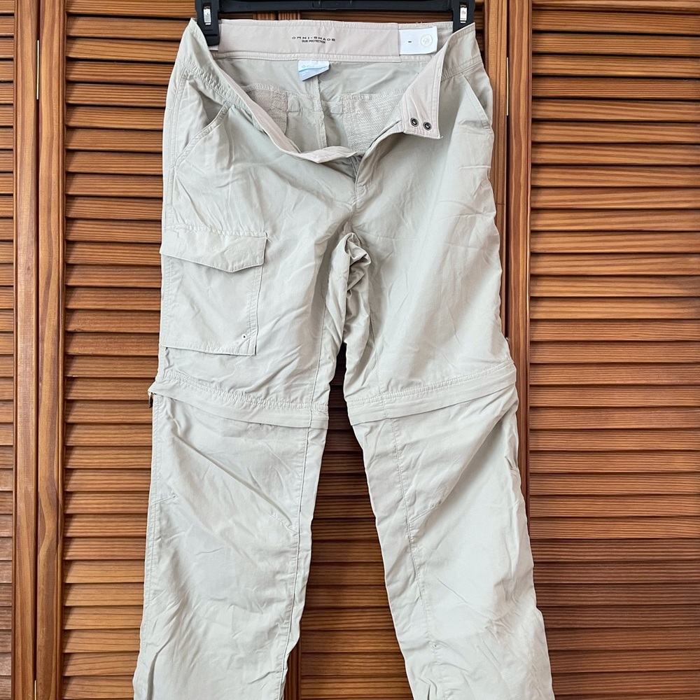 Columbia PFG Omni-Shade Convertible Pants Size 6 Short